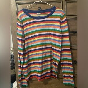 JCrew multicolor top large